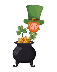 leprechaun with cauldron avatar character