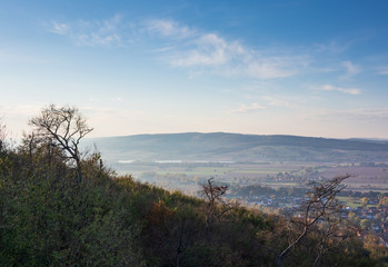 Landscape of Low Saxony in village Steinbergen , Germany