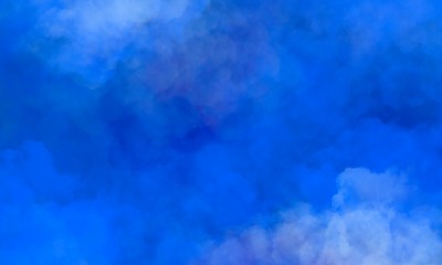 Fototapeta na wymiar blue sky painting background with white clouds