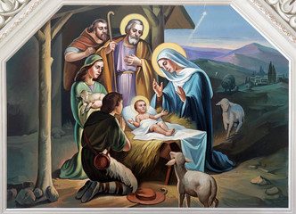 Nativity Scene - obrazy, fototapety, plakaty