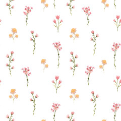 Watercolor floral pattern