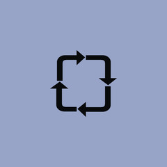 Arrow icon isolated sign symbol and flat style for app, web and digital design. Vector illustration.