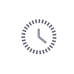 Clock icon, Vector illustration Time icon