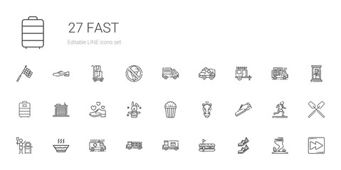fast icons set