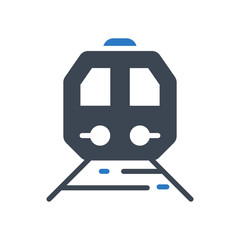 Naklejka premium train icon