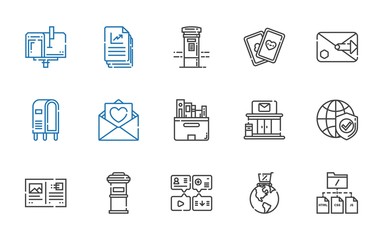 email icons set