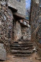 Fototapeta premium Mountain village Alley
