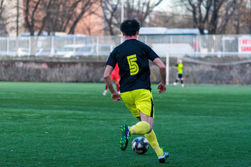 Obraz premium football player in action