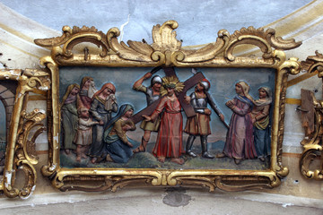 8th Station of the Cross, Jesus meets the daughters of Jerusalem
