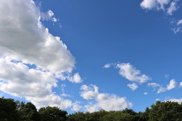 風景　空　夏　茨城