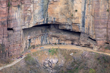 Guoliang hang wall highway, Hui county, Henan province, China