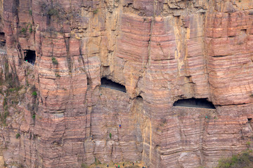Guoliang hang wall highway, Hui county, Henan province, China