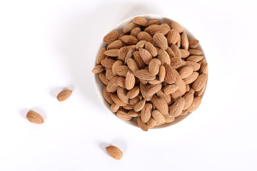 salted and roasted almonds 