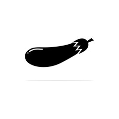 Eggplant icon, vector concept illustration for design
