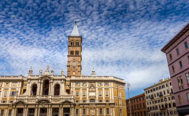 Fototapeta na wymiar Basilica Santa Maria Maggiore in Rome, Italy