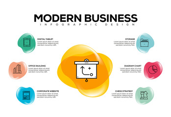MODERN BUSINESS INFOGRAPHIC CONCEPT
