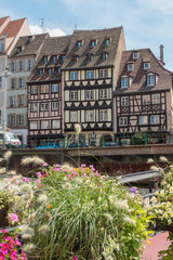 Old colorful timbered houses in Strasbourg France