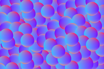 Gradient circles, rounds background.