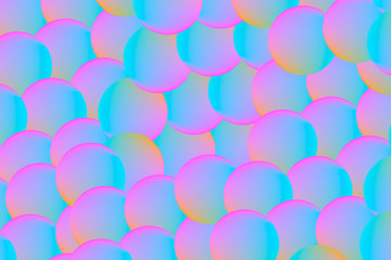 Gradient circles, rounds background.