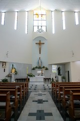 Altar in modern church