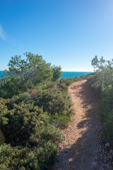 Walk along the coast of ametlla de mar in tarragona