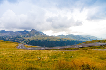 View of Andorra mountains near Pas de la casa