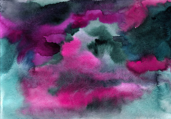Texture of watercolor on paper. Grunge, background.
