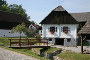 Fototapeta na wymiar Old country house in central Europe - Croatia