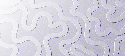 Naklejka premium Abstract background. Gray textured wall with zigzags of lines.