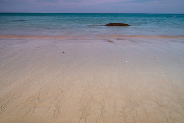 Waves breaking on the shore, in the Andaman Sea