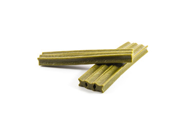 dog food isolated on white background