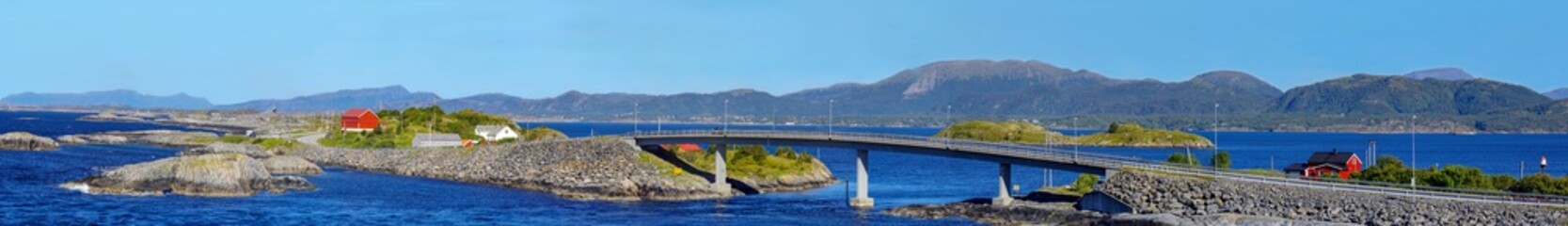 Atlantikstraße Norwegen - Panorama