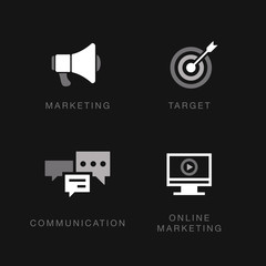 ADVERTISING ICON SET