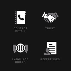 CORPORATE SOCIAL RESPONSIBILITY ICON SET