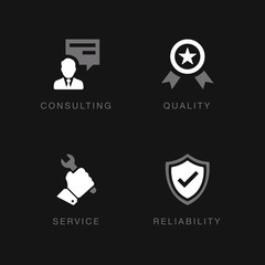 EXPERT ADVICE ICON SET