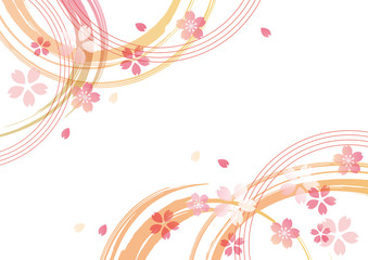桜和風 柄