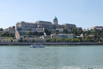 view over danube city of budapest