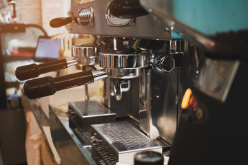 coffee machine in cafe
