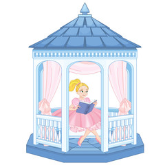 Princess in the gazebo