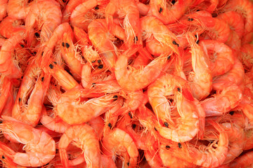 Cooked shrimp