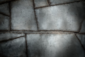 Rough welded metal texture background