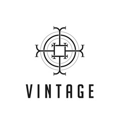 Vintage Retro Style Design.