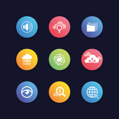 BIG DATA ICON SET