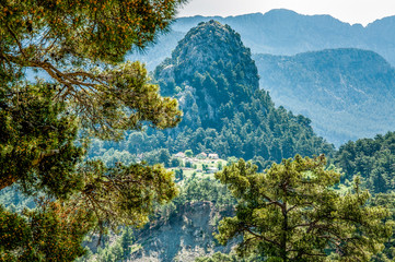 Kemer Mountains and highland in Antalya, Turkey. May 2013