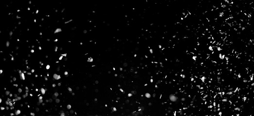 Particles overlay on black background. - 247751159