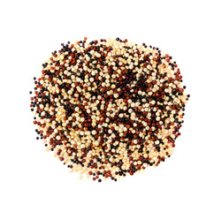 Quinoa seeds  isolated  on white background