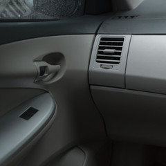 Obraz na płótnie Canvas air conditioner inside modern car