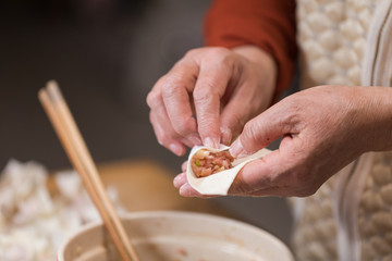 Homemade Chinese wonton