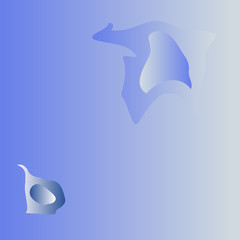 blue abstract gradient background. vector illustration