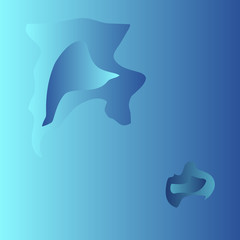 turquoise gradient abstract background